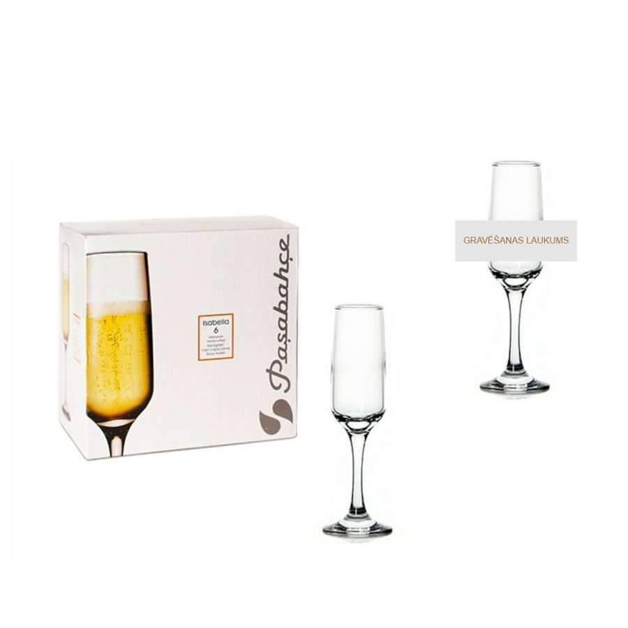 Šampanieša glāze BK180319 ar gravējumu