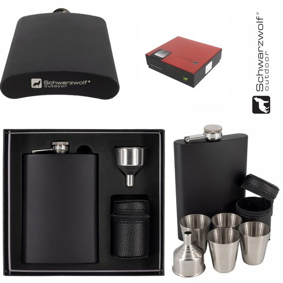 Dāvanu komplekts - blašķe 236 ml EG-MADONIE Schwarzwolf