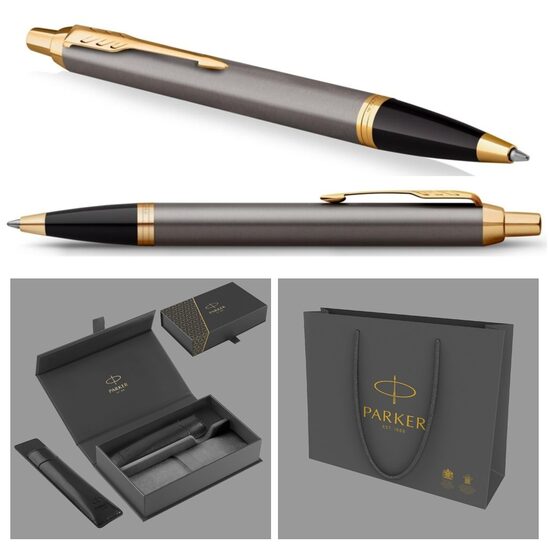 Parker IM Core GT grey PR2214613-K-DD ar gravējumu