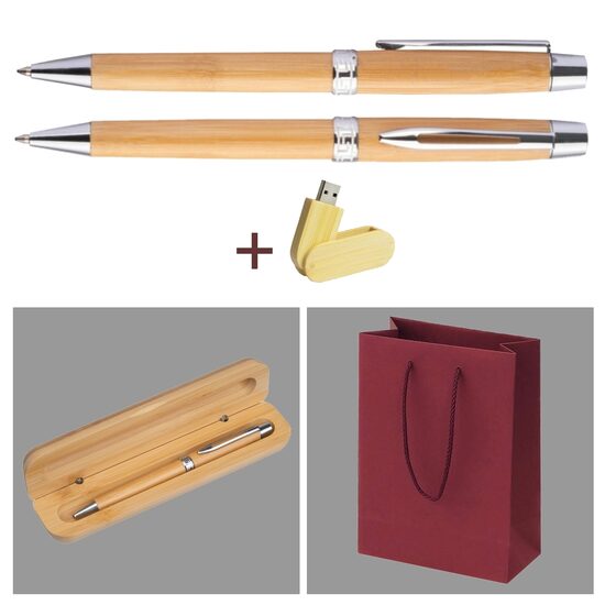 Bambusa pildspalva MC1445313 koka kastītē