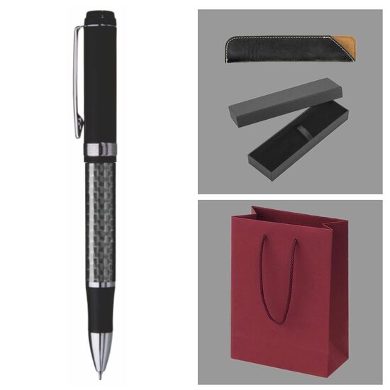 Metāla pildspalva UP8957-CARBON-DD ar gravējumu