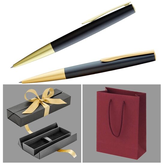 Metāla pildspalva dāvanu kastītē UP09190-GO-K-DD