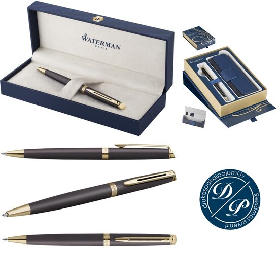 WATERMAN HEMISPHERE M-MAT PF10636790-DD ar gravējumu