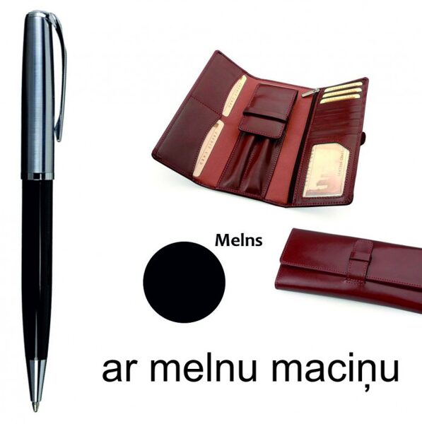 Pildspalva ar ādas maku ST130ES-RO4231-M-DD (ar gravējumu)